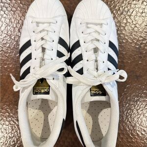Adidas White and Black Athletic Shoes